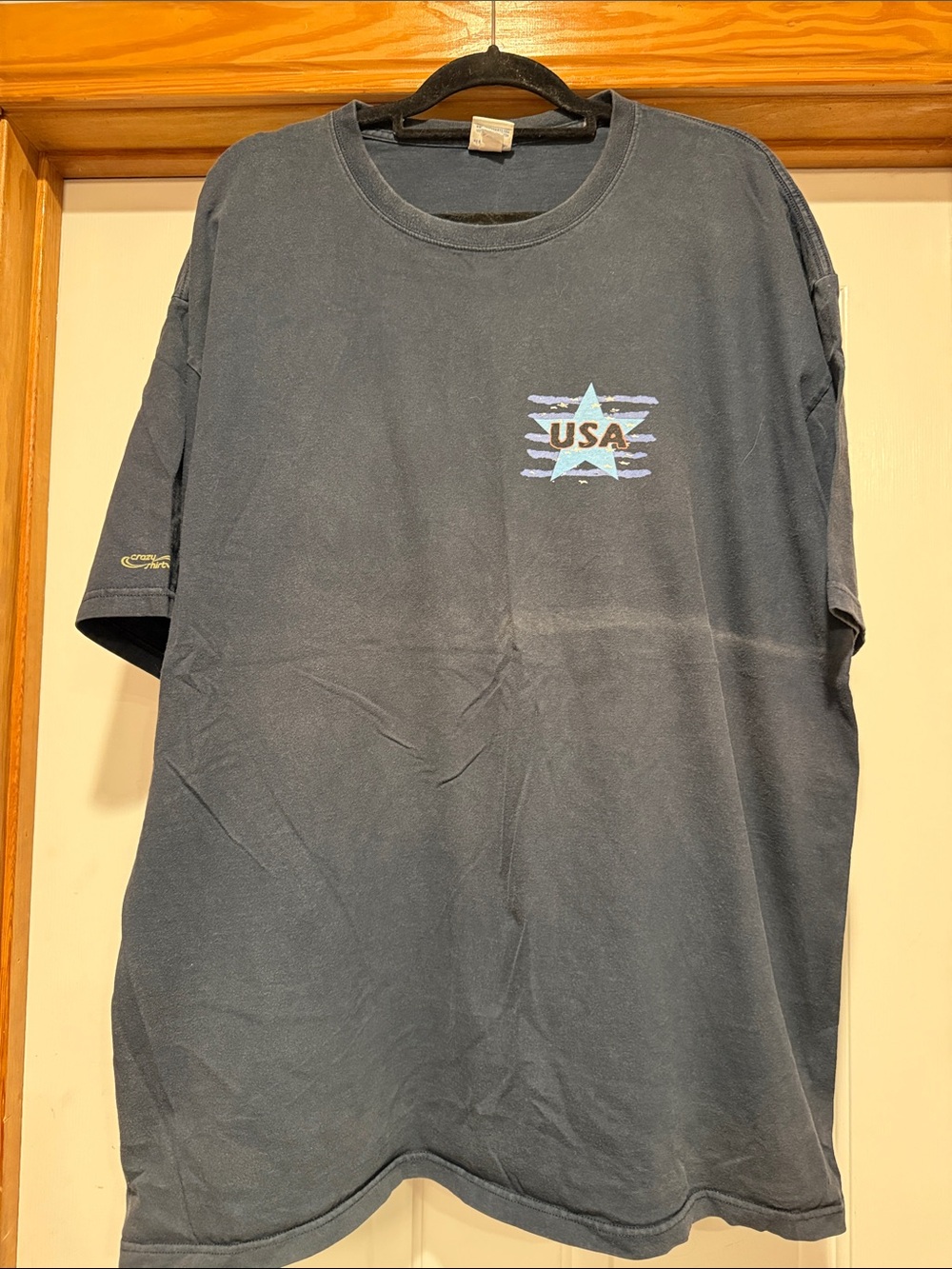 Classic Navy USA Star Short Sleeve Tee